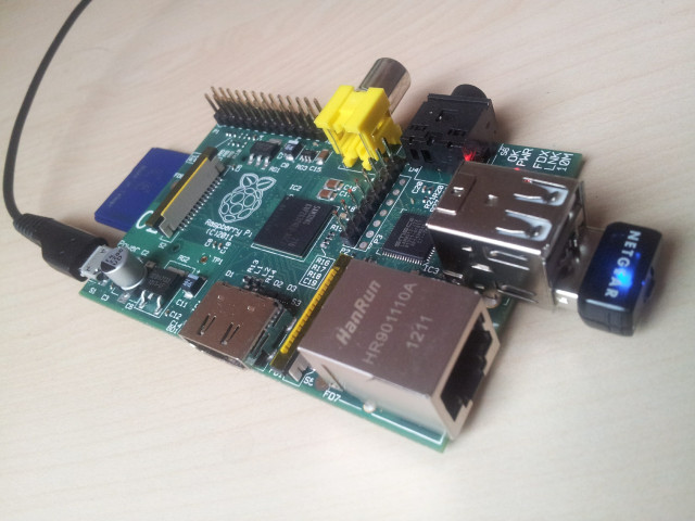 Raspberry Pi mit WLAN Dongle