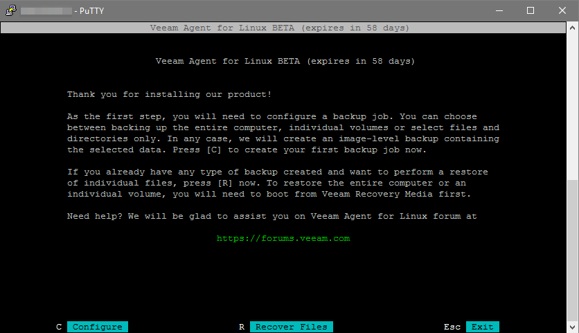 Erster Eindruck: Veeam Backup for Linux
