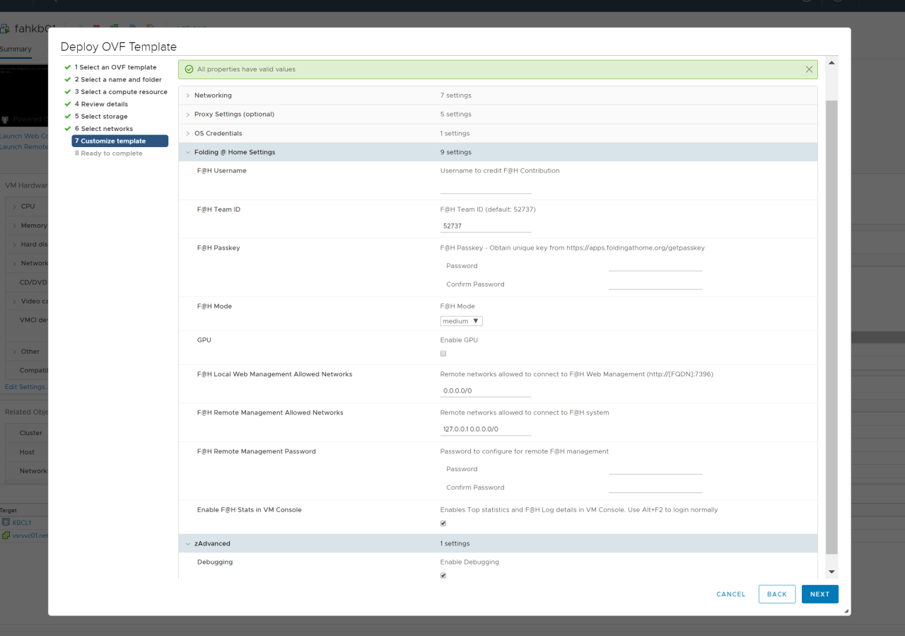 Deployment of OVA through vCenter HTML5 Client
