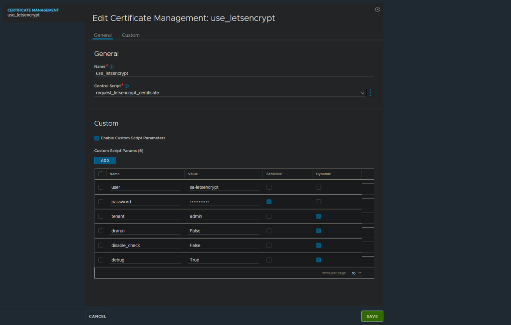 LetsEncrypt: CertificateManagement LetsEncrypt: CertificateManagement