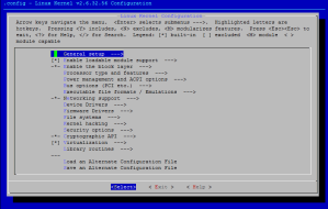 menuconfig
