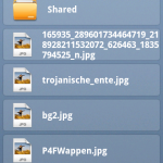 Dateienauflistung