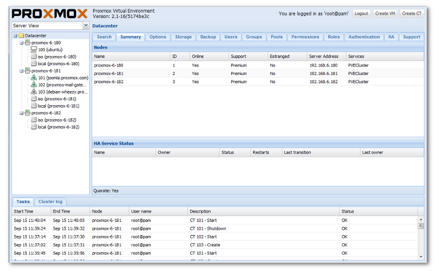 fail2ban proxmox container