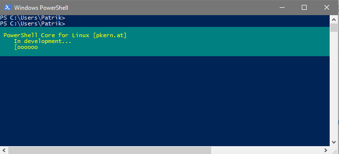PowerShell auf Windows
