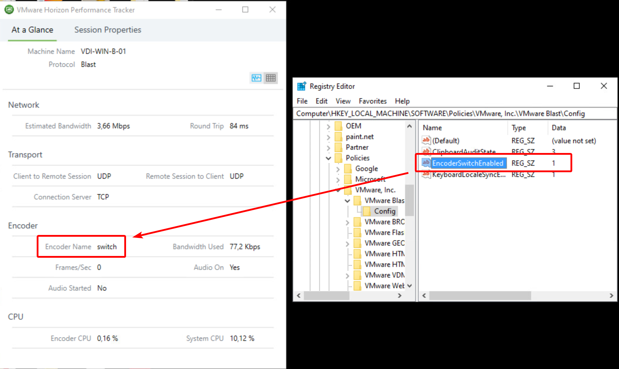 Vmware horizon performance tracker что это